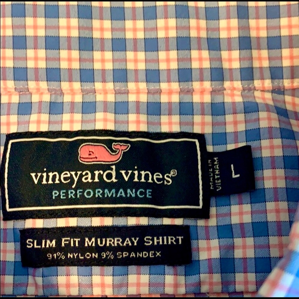 Vineyard Vines Performance Murray Oxford Shirt. Excellent Condition View 2